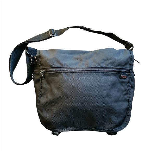 Tumi Bags Tumi Black Canvas Messenger Laptop Computer Bag